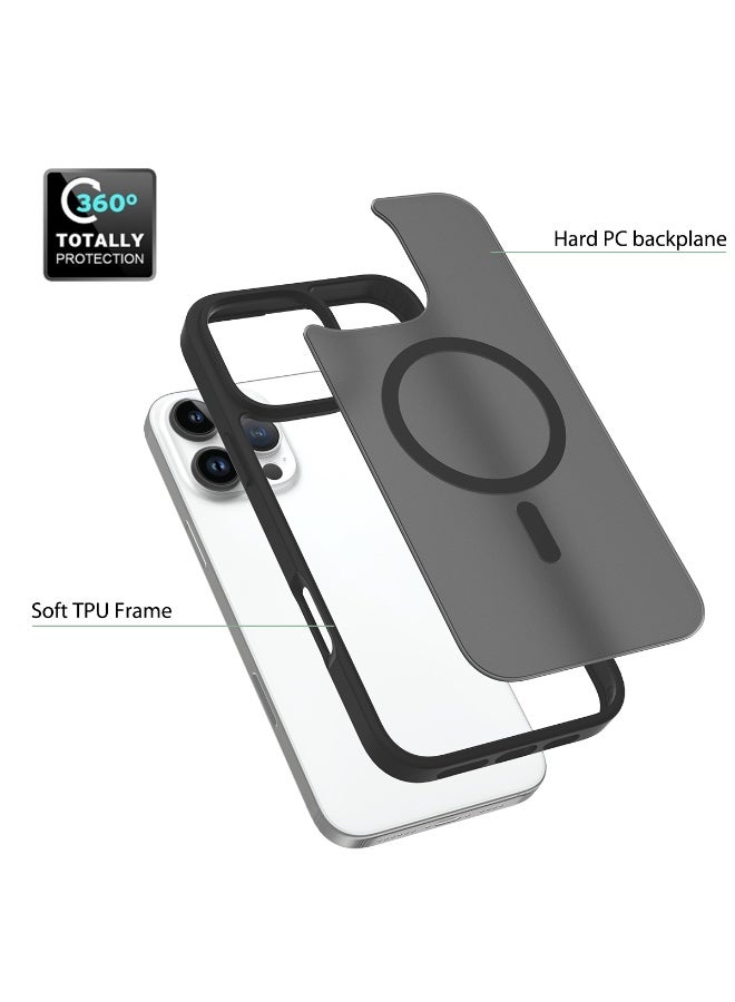 iPhone 16 Pro Max Skin Feeling Case With MagSafe - Black - Image 5